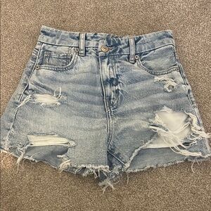 Distressed American Eagle Denim Shorts